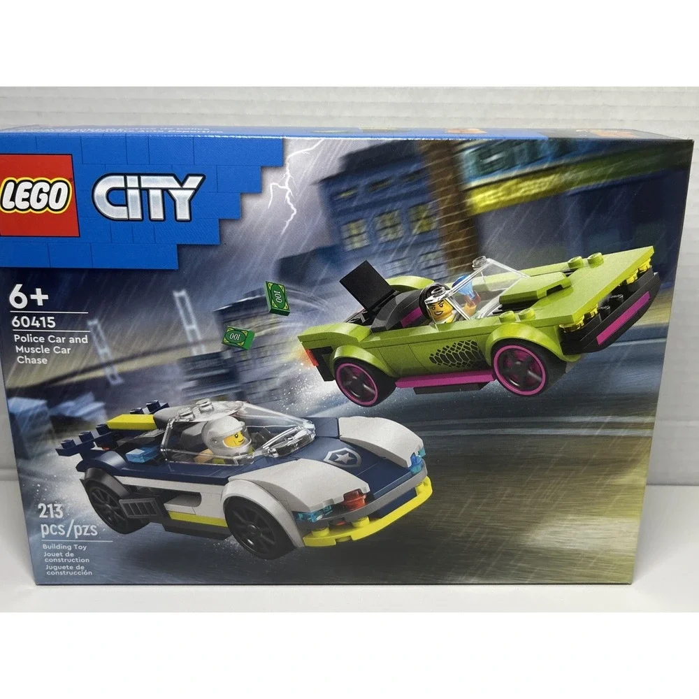 LEGO CITY: Police Car & Muscle Car Chase 60415 /Go Karts & Race Drivers m74
